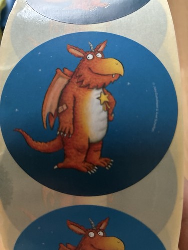 Large roll zog stickers - zog,