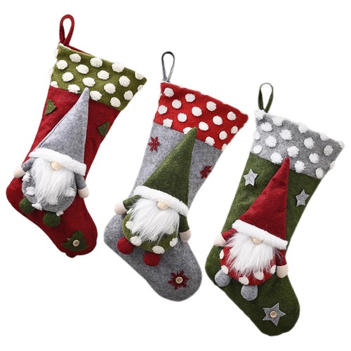 Pcs holiday stockings décor - 3,