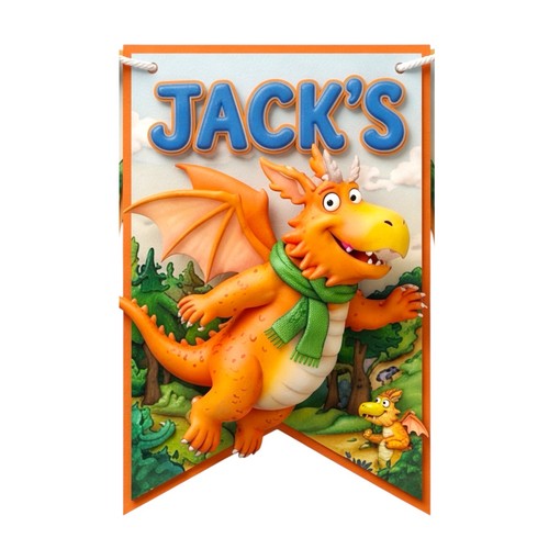 Personalised zog dragon - zog,
