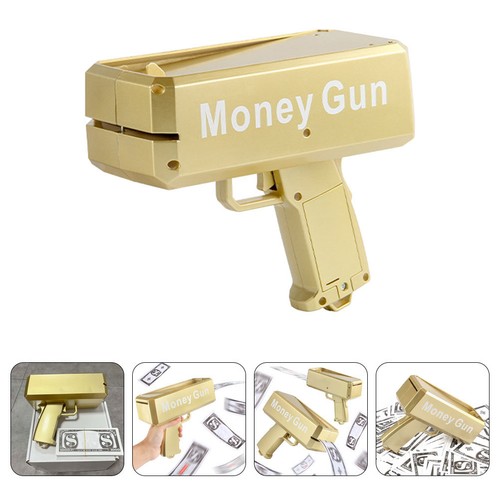 Money shooter toy golden - money,